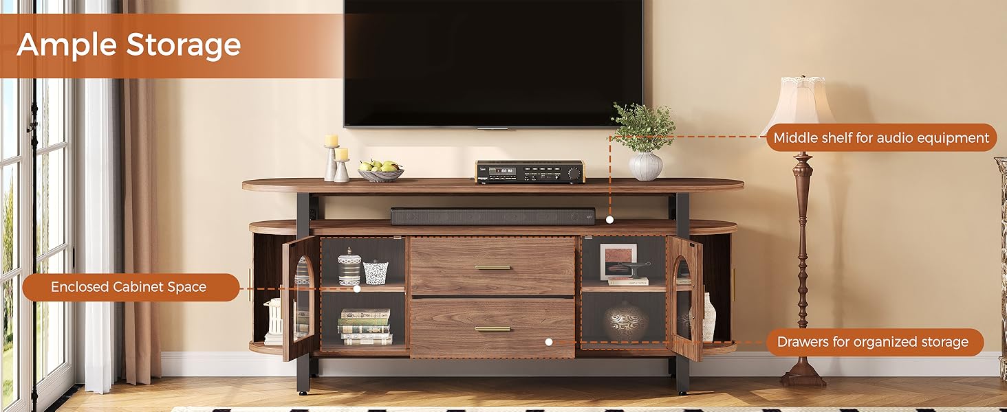 tv stand with storage